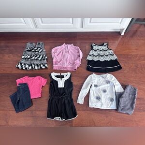 Girls bundle 2T toddler girl lot 24 months clothing clothes outfits sets